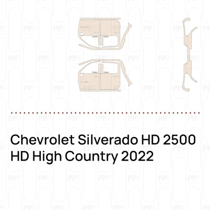 PPF precortado Chevrolet Silverado HD 2500 HD High Country 2022