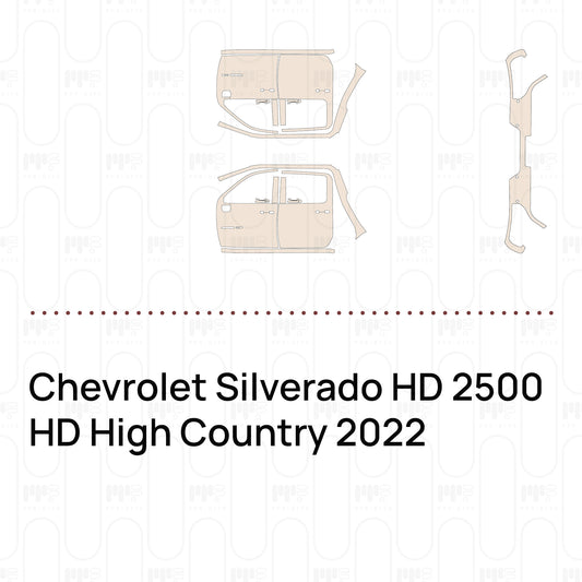 PPF precortado Chevrolet Silverado HD 2500 HD High Country 2022
