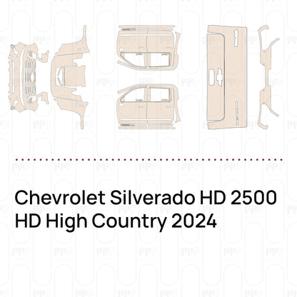 PPF precortado Chevrolet Silverado HD 2500 HD High Country 2024