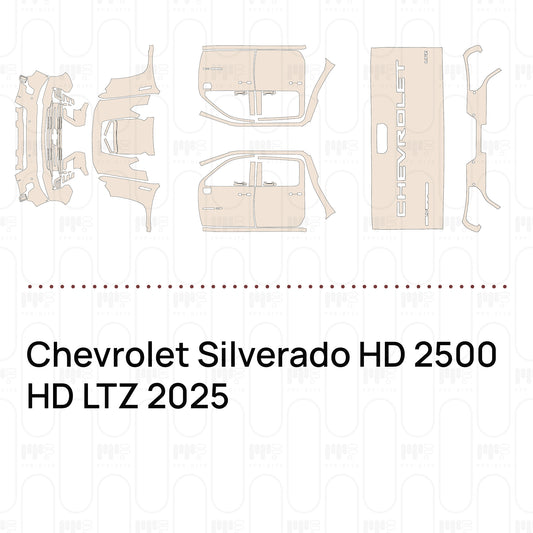 PPF precortado Chevrolet Silverado HD 2500 HD LTZ 2025