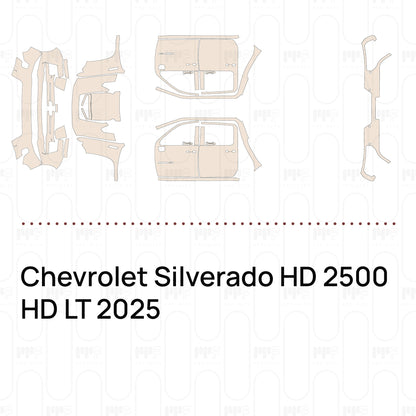 Pre-Cut PPF Chevrolet Silverado HD 2500 HD LT 2025