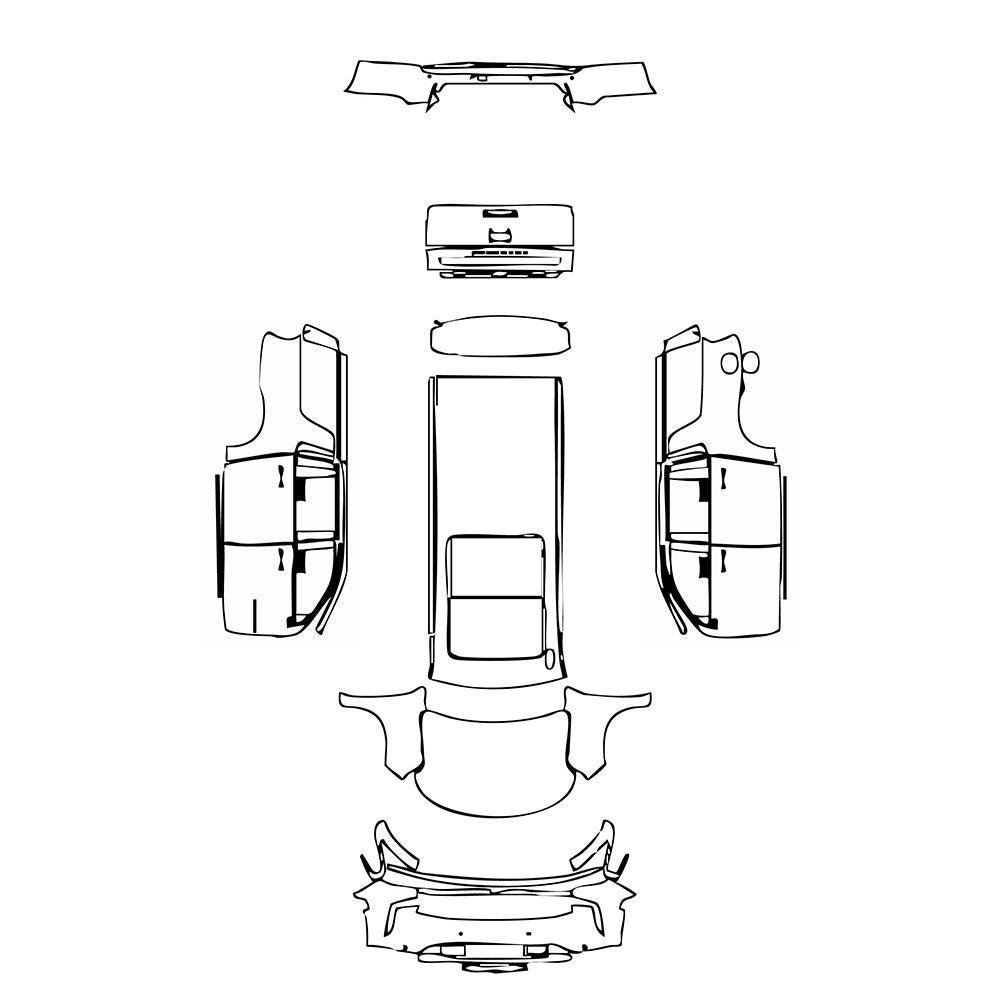 Pre-Cut PPF Chevrolet Suburban LS 2022 - PPF-Kits
