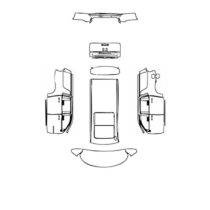 Pre-Cut PPF Chevrolet Suburban Z71 2023 - PPF-Kits