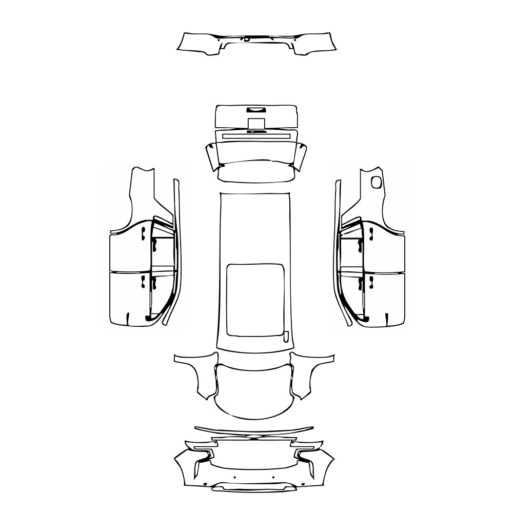 Pre-Cut PPF Chevrolet Tahoe LT 2022 - PPF-Kits