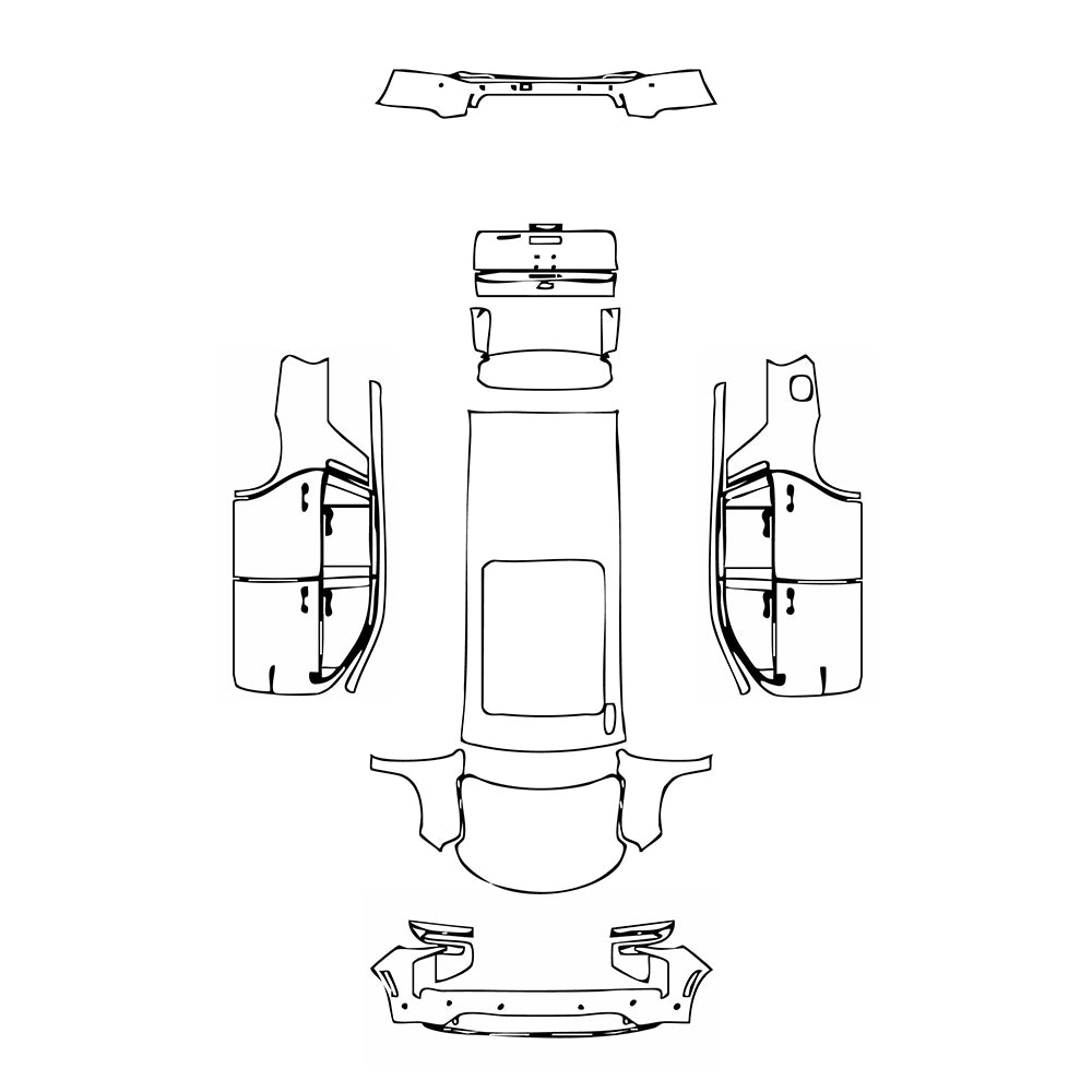 Pre-Cut PPF Chevrolet Tahoe Premier 2025 - PPF-Kits