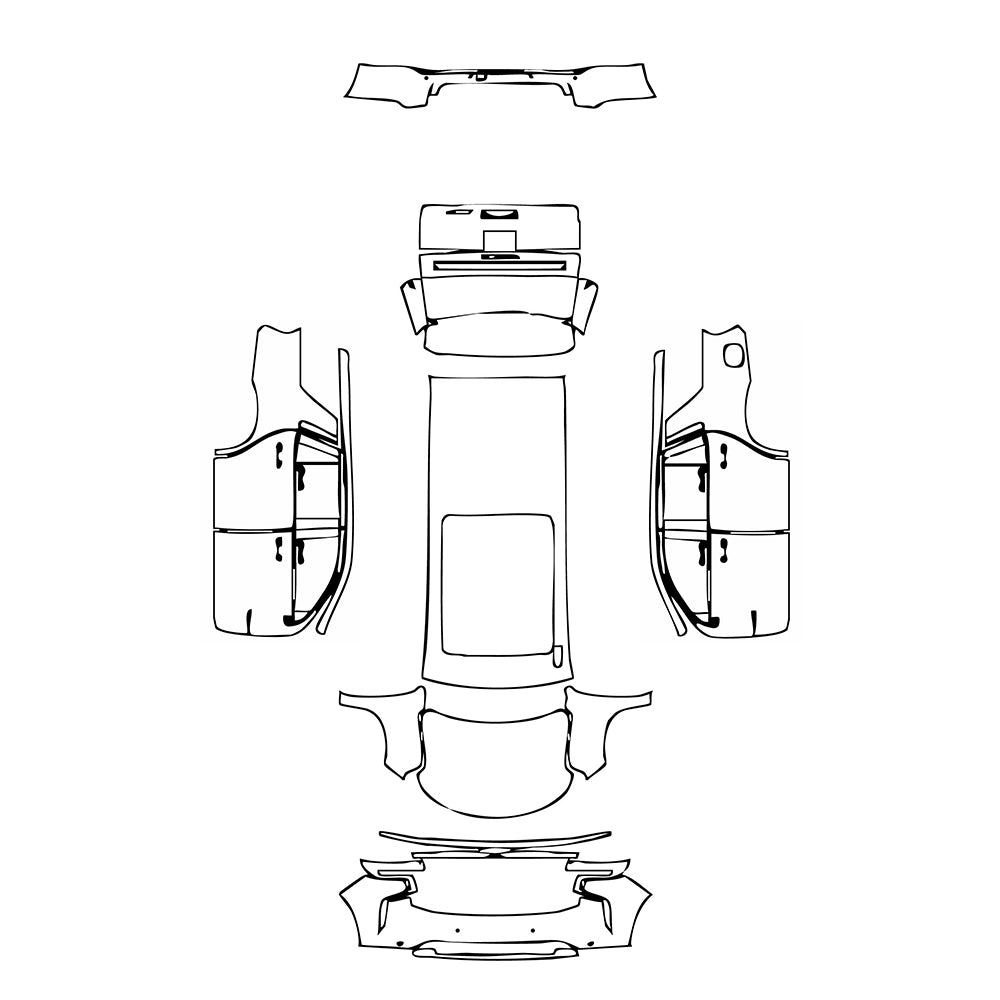 Pre-Cut PPF Chevrolet Tahoe RST 2024 - PPF-Kits