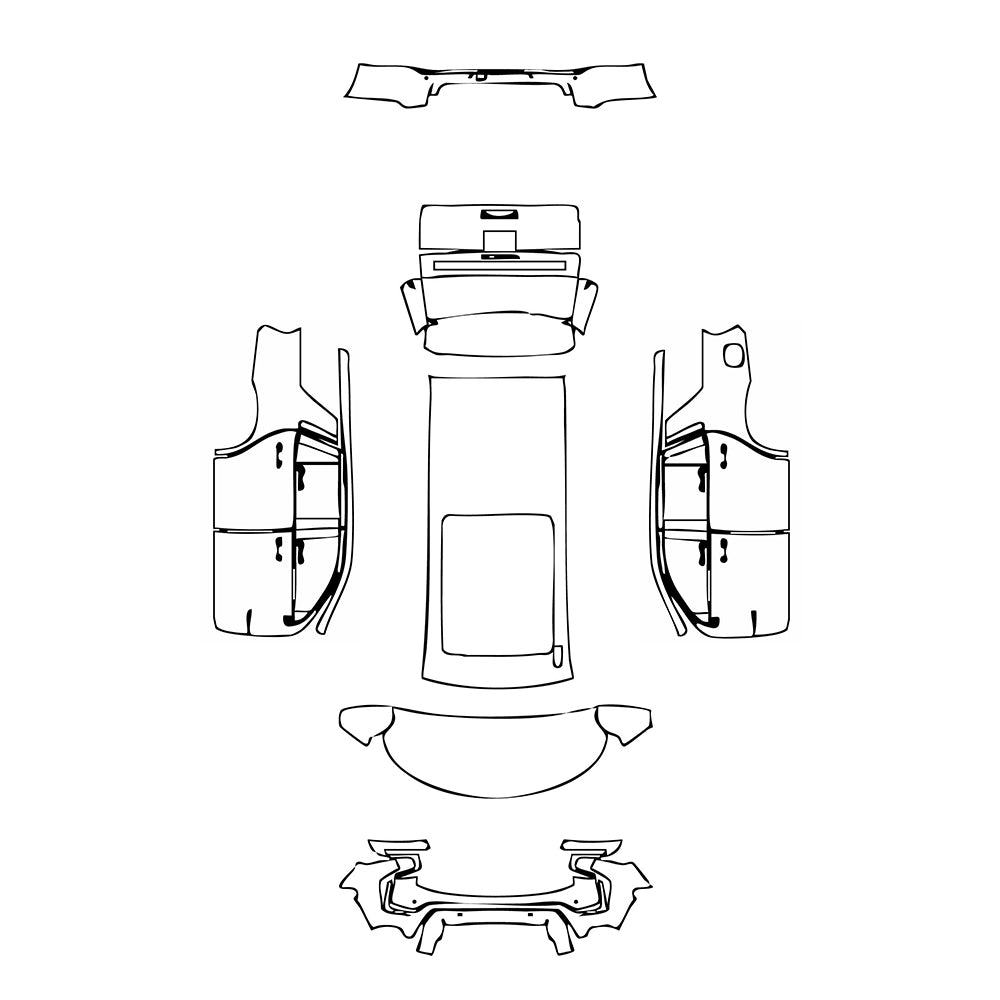 Pre-Cut PPF Chevrolet Tahoe Z71 2022 - PPF-Kits