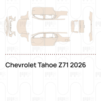 PPF precortado Chevrolet Tahoe Z71 2026
