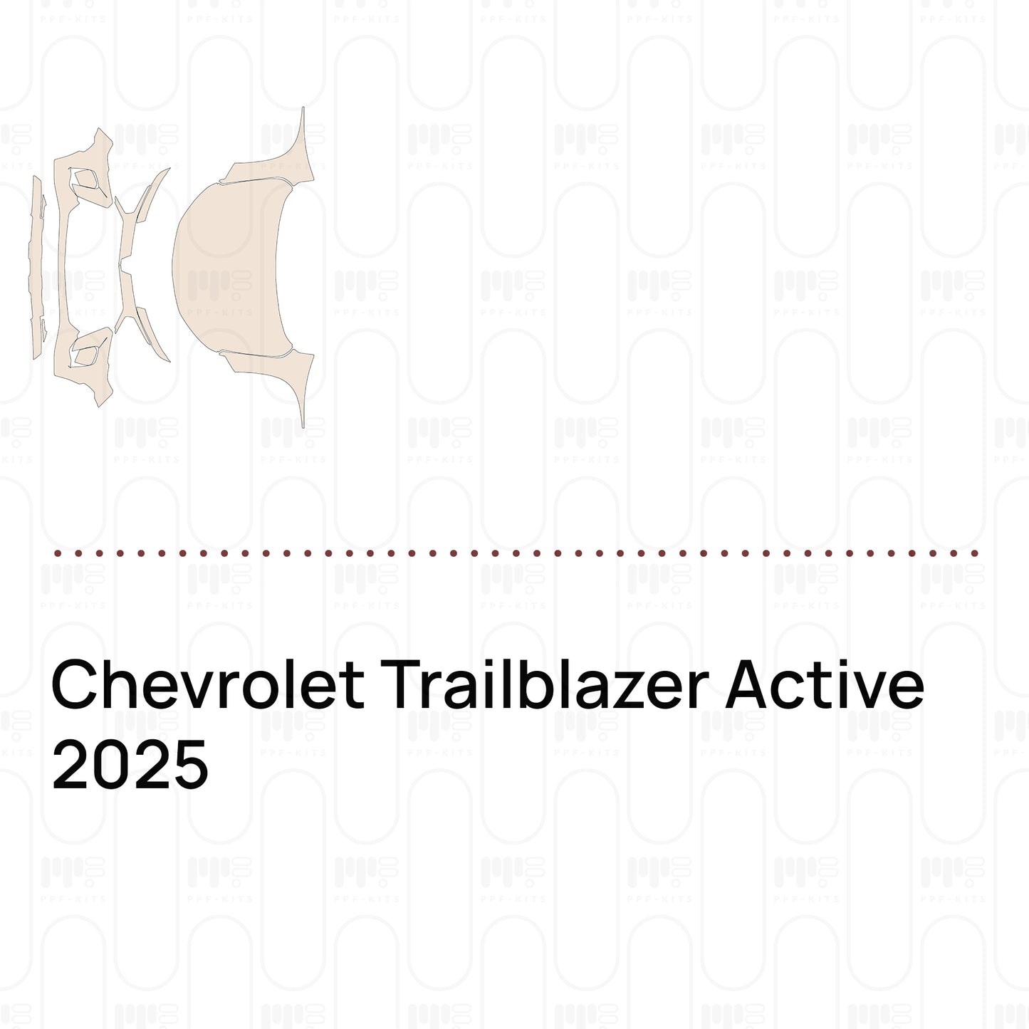 Pre-Cut PPF Chevrolet Trailblazer Active 2025