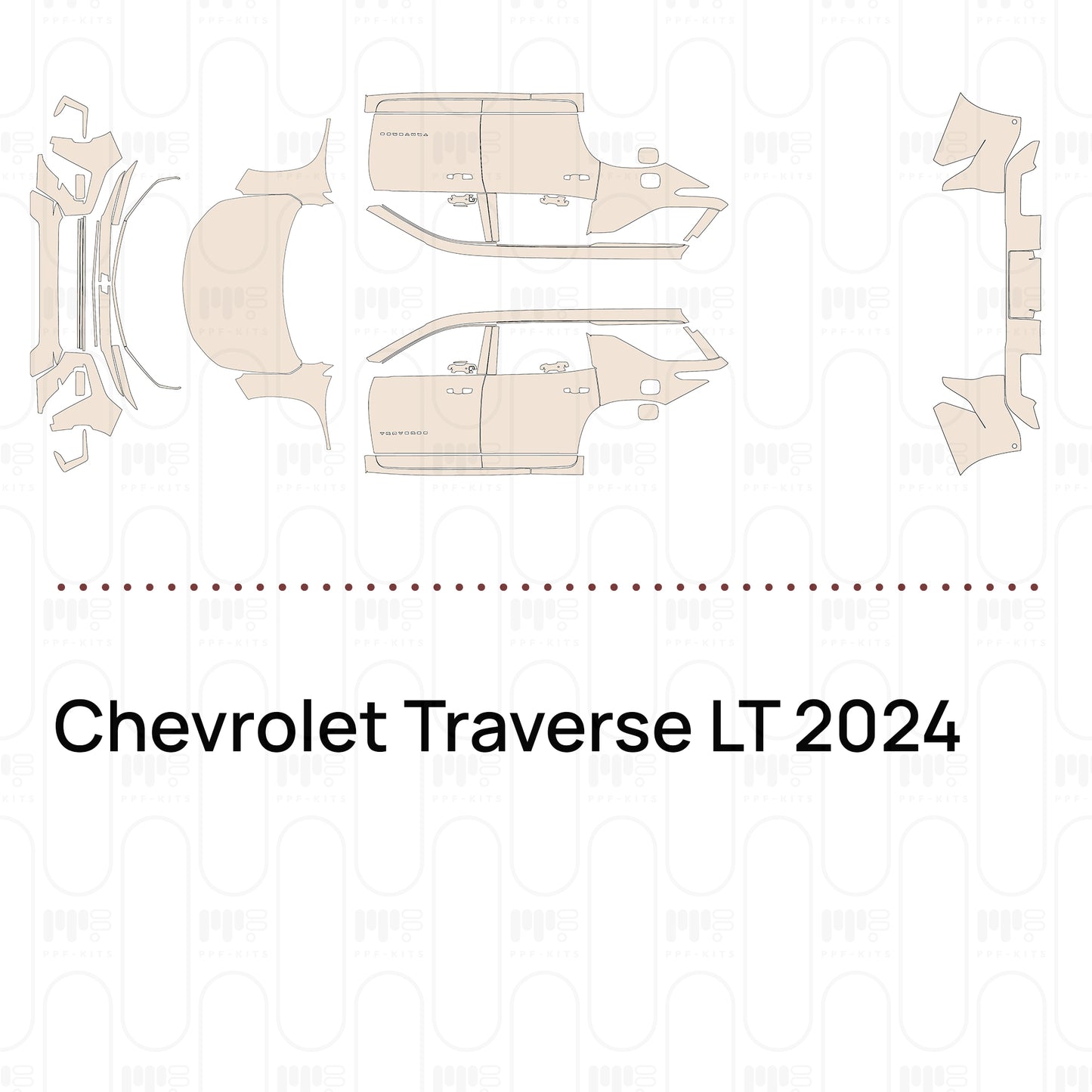 PPF precortado Chevrolet Traverse LT 2024