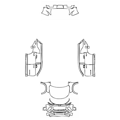Pre-Cut PPF Chevrolet Traverse RS 2025 - PPF-Kits
