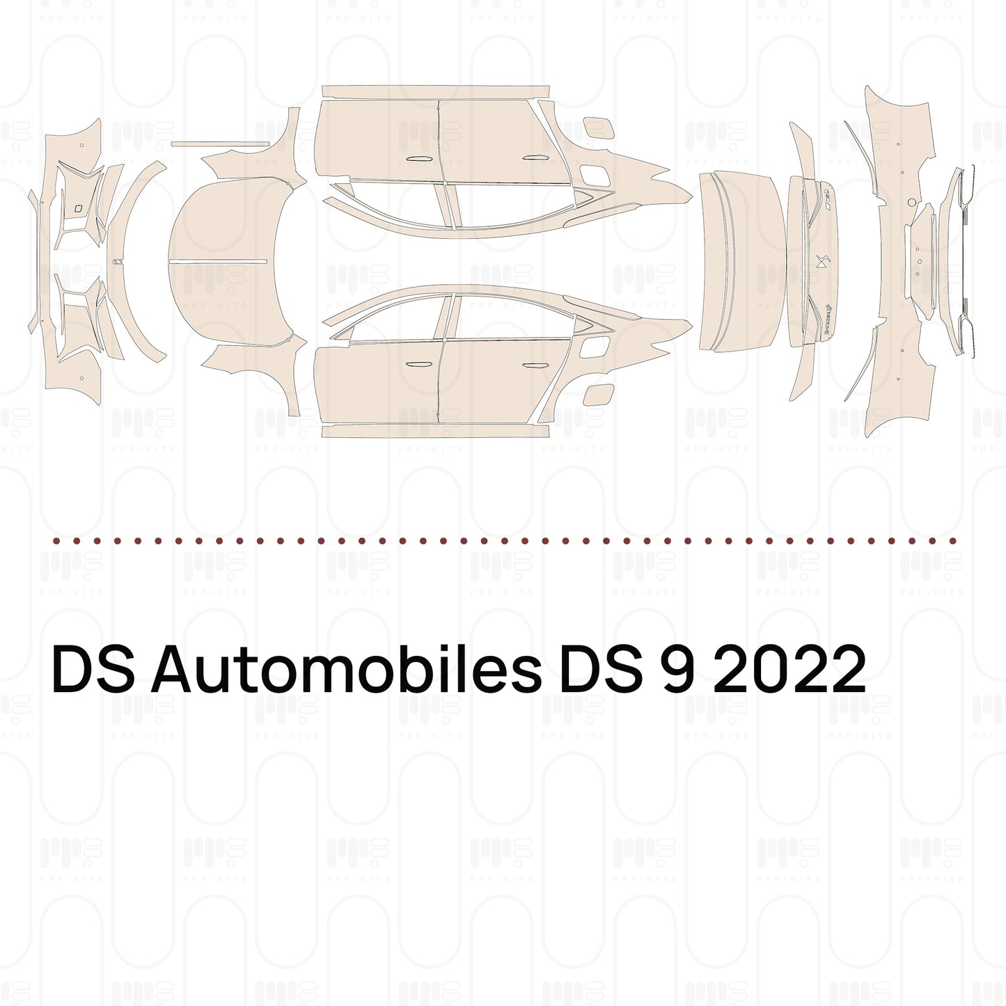PPF precortado DS Automobiles DS 9 2022