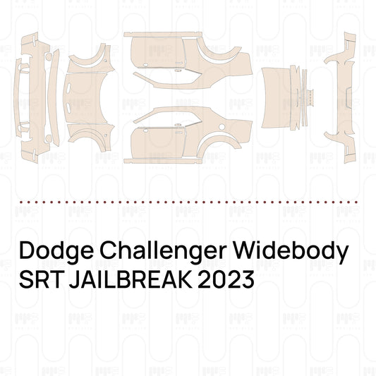 PPF precortado Dodge Challenger Widebody SRT JAILBREAK 2023