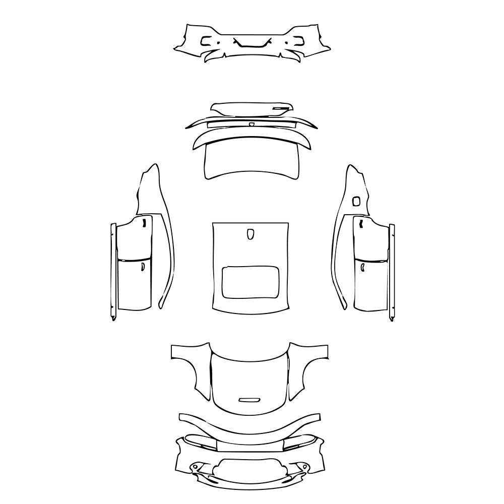 Pre-Cut PPF Dodge Charger Standard body GT 2019 - PPF-Kits