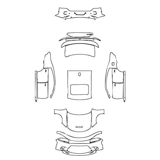 Pre-Cut PPF Dodge Charger Standard body GT 2023 - PPF-Kits