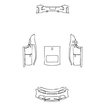 Pre-Cut PPF Dodge Charger Widebody SRT JAILBREAK 2021 - PPF-Kits