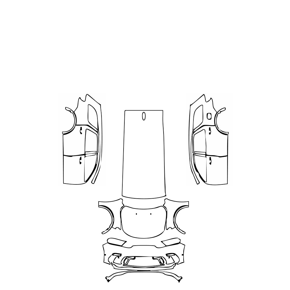 Pre-Cut PPF Dodge Durango CITADEL 2023 - PPF-Kits