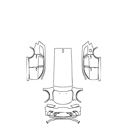 Pre-Cut PPF Dodge Durango GT PLUS 2023 - PPF-Kits