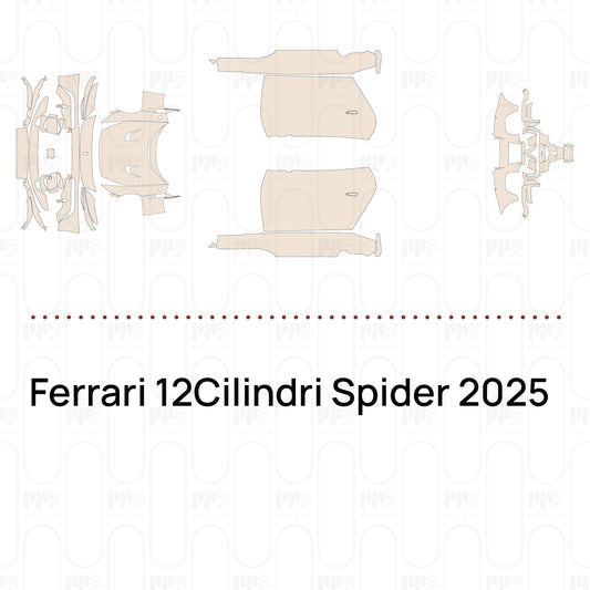 Pre-Cut PPF Ferrari 12Cilindri Spider 2025