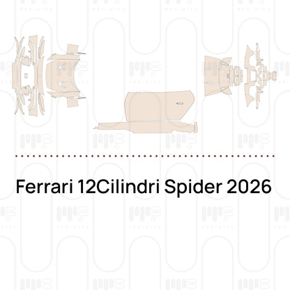 Pre-Cut PPF Ferrari 12Cilindri Spider 2026
