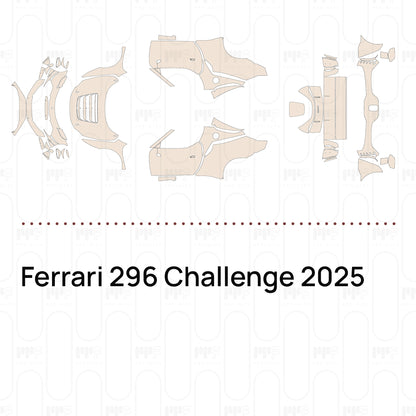 Pre-Cut PPF Ferrari 296 Challenge 2025