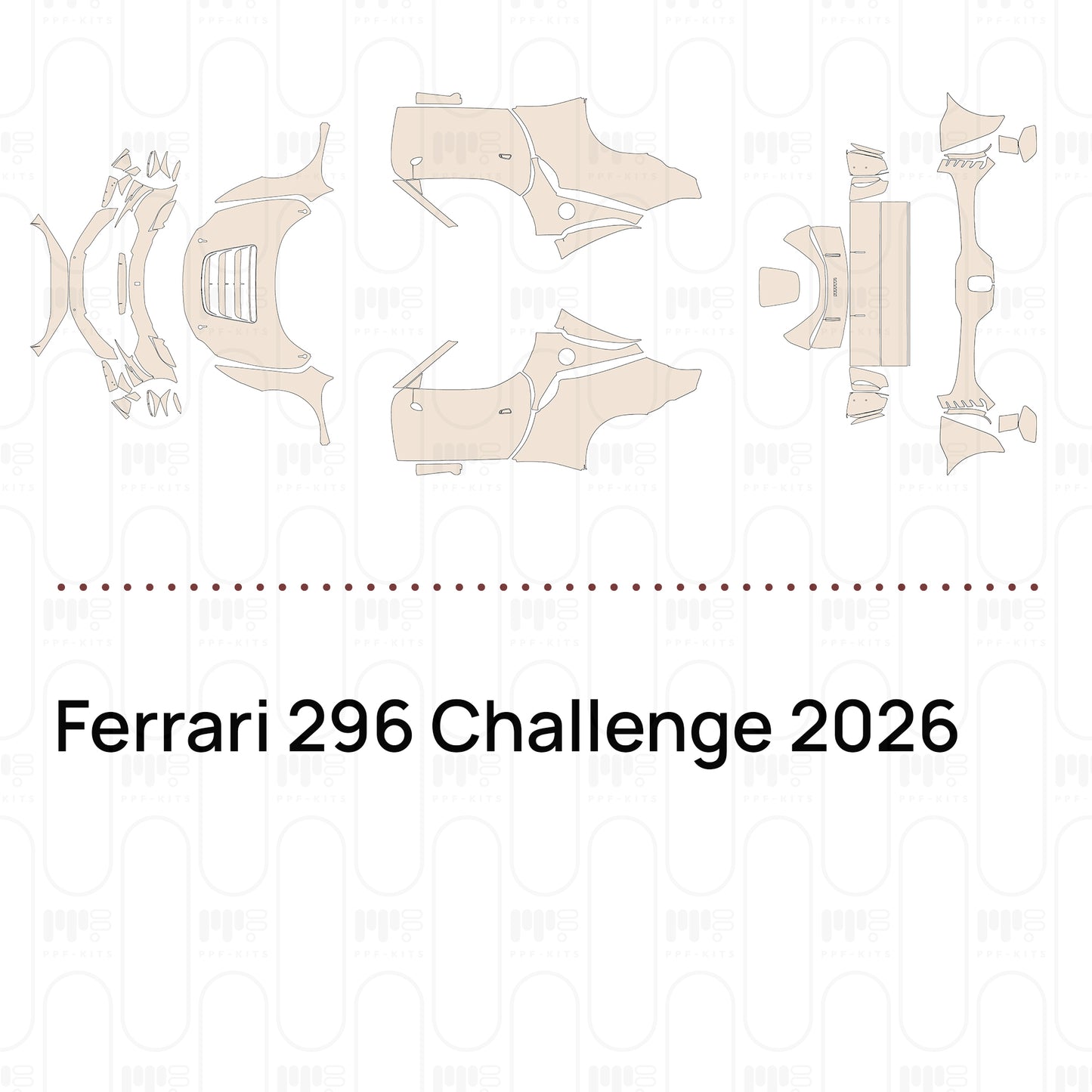 Pre-Cut PPF Ferrari 296 Challenge 2026