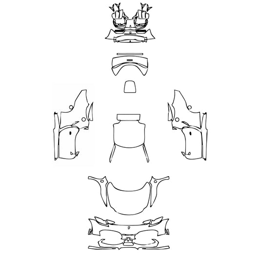 Pre-Cut PPF Ferrari 296 GTB 2025 - PPF-Kits