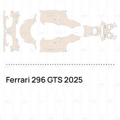 Pre-Cut PPF Ferrari 296 GTS 2025