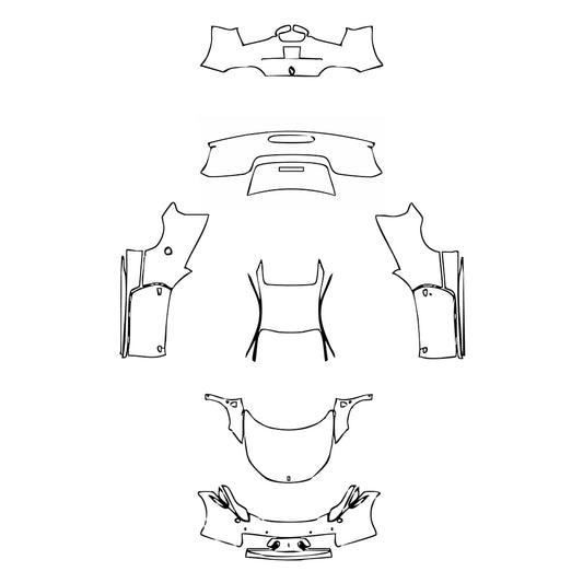 Pre-Cut PPF Ferrari 458 Italia 2015 - PPF-Kits