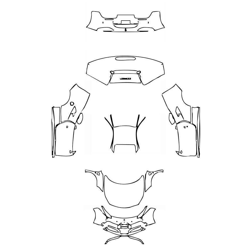 Pre-Cut PPF Ferrari 488 GTB 2015 - PPF-Kits
