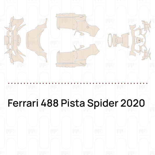 PPF precortado Ferrari 488 Pista Spider 2020