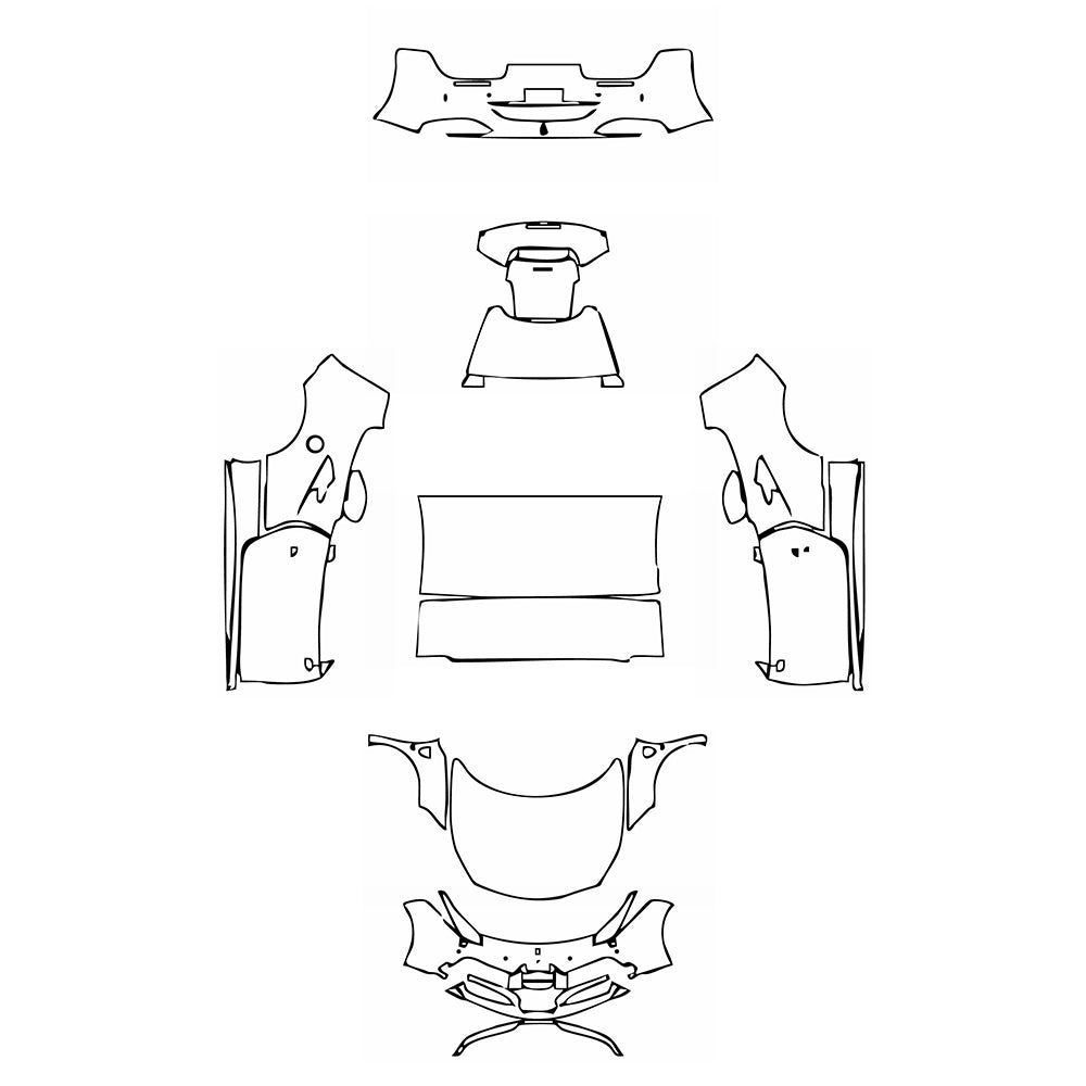 Pre-Cut PPF Ferrari 488 Spider 2017 - PPF-Kits