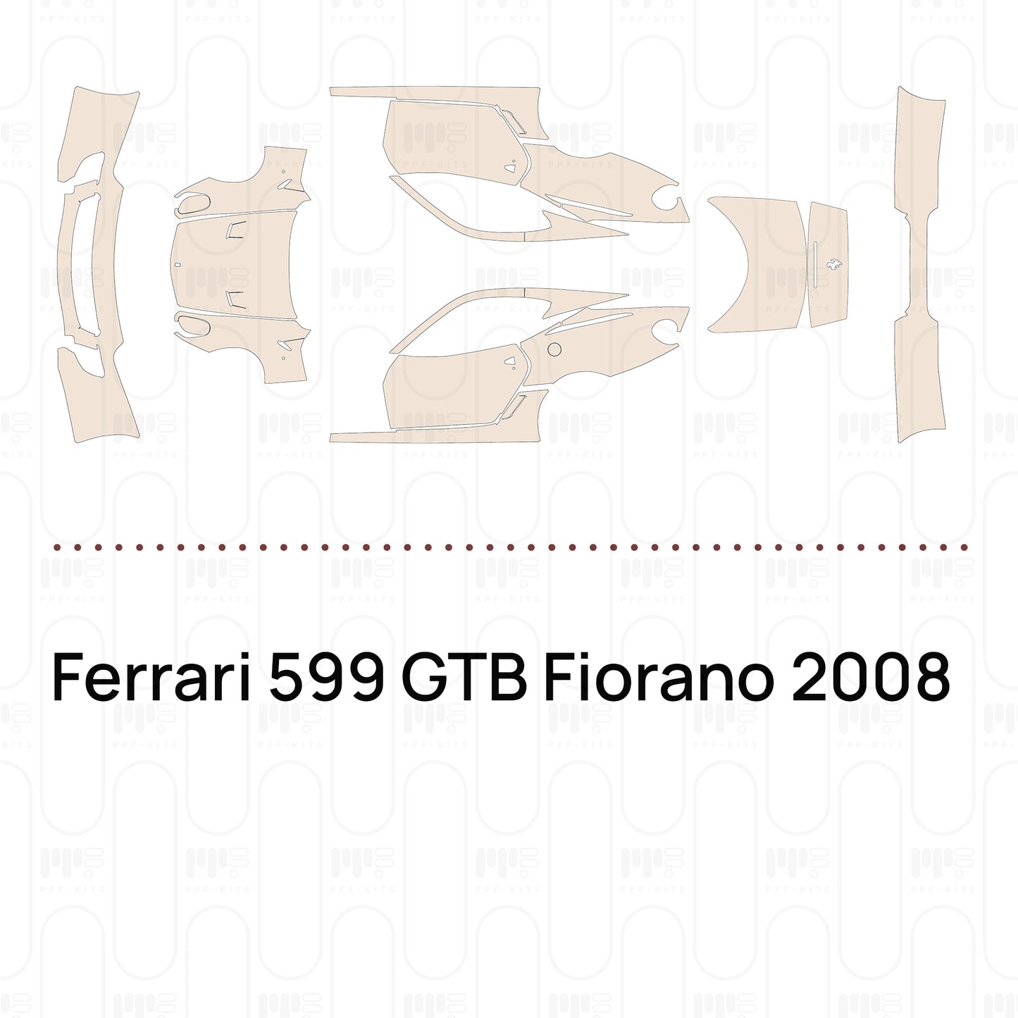 Pre-Cut PPF Ferrari 599 GTB Fiorano 2008