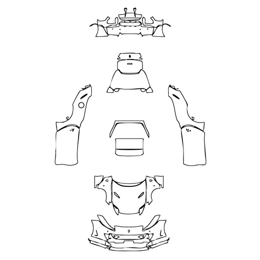 Pre-Cut PPF Ferrari 812 GTS 2023 - PPF-Kits