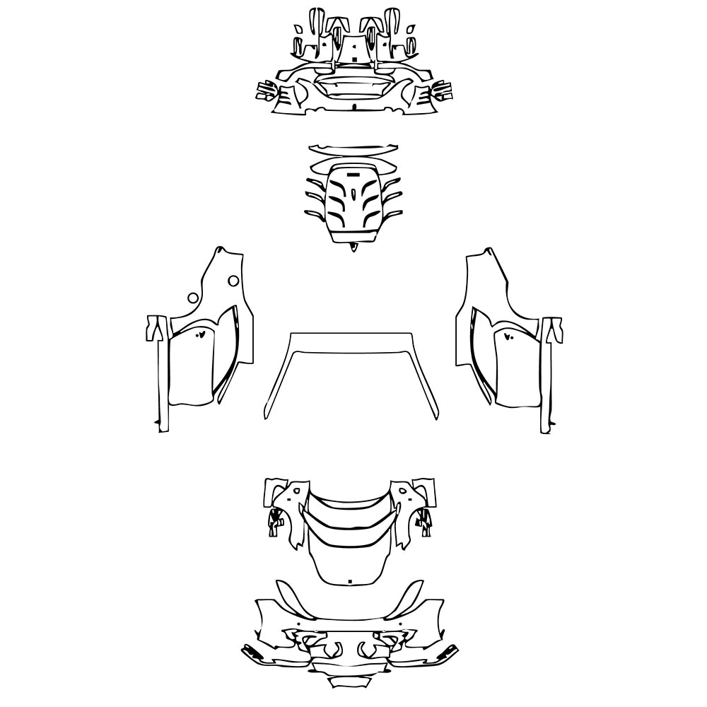 Pre-Cut PPF Ferrari 812 competizione 2023 - PPF-Kits