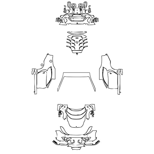 Pre-Cut PPF Ferrari 812 competizione 2024 - PPF-Kits