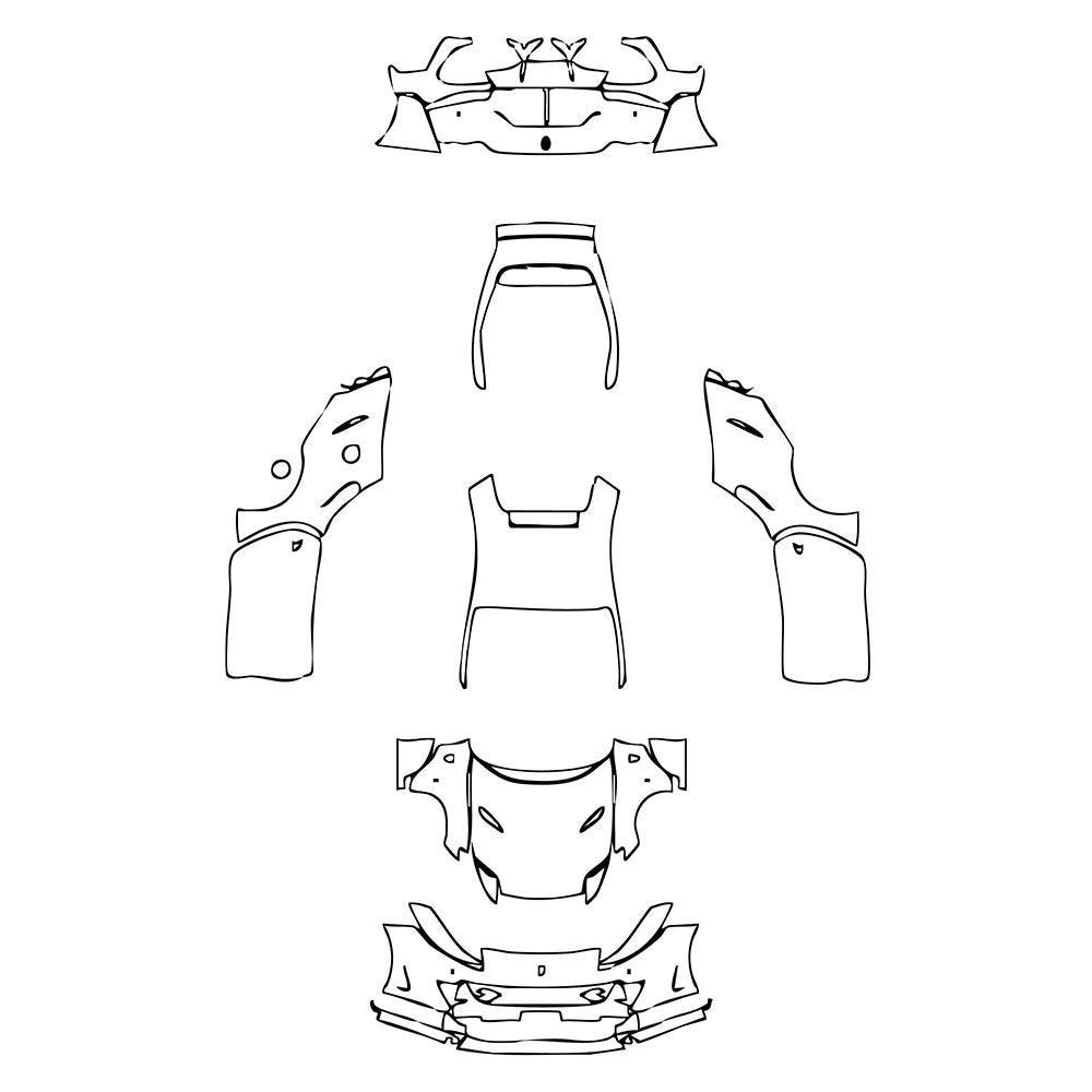 Pre-Cut PPF Ferrari 812 superfast 2023 - PPF-Kits