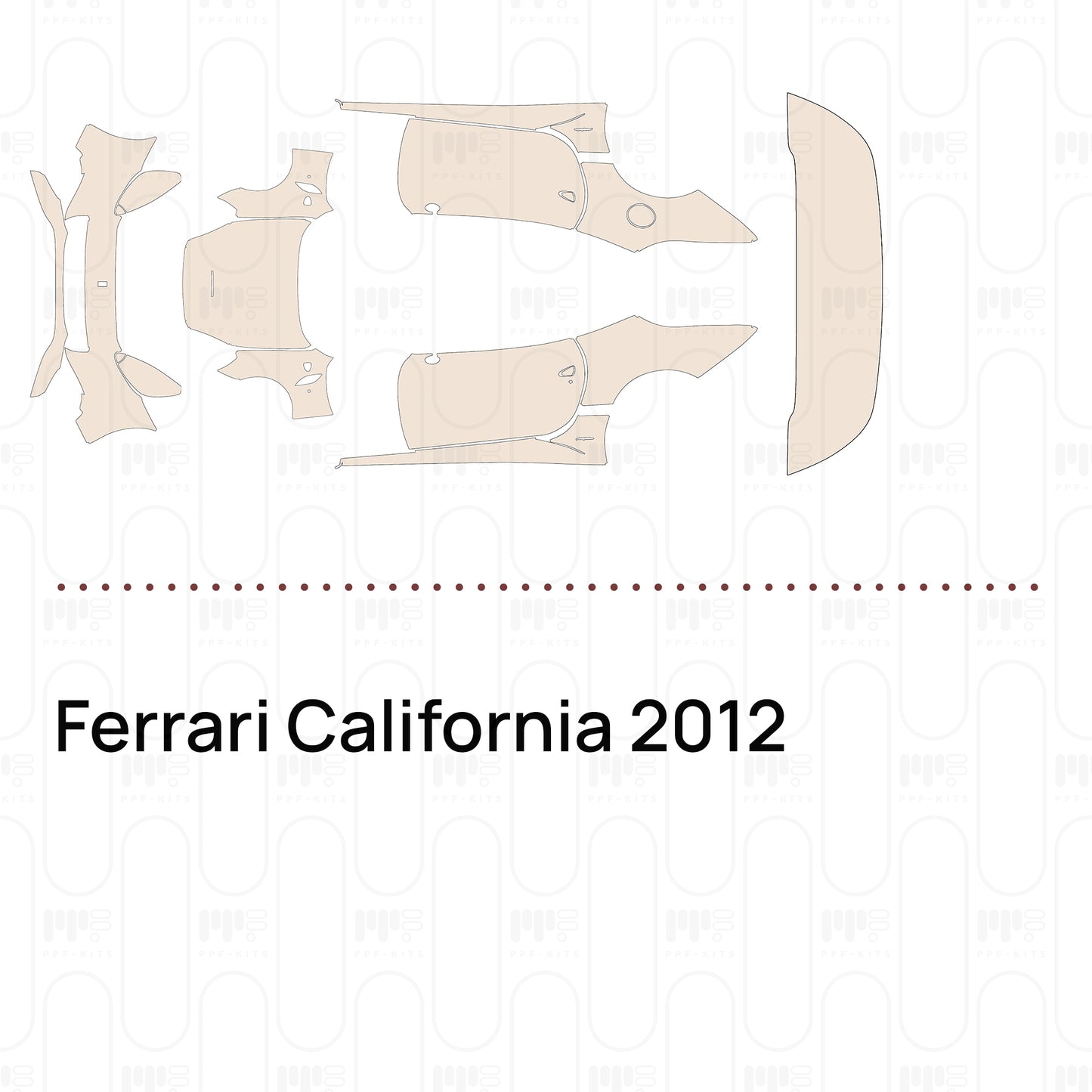 Pre-Cut PPF Ferrari California 2012