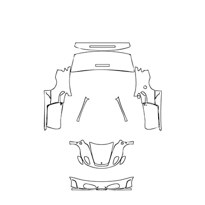 Pre-Cut PPF Ferrari F430 F430 Coupe 2008 - PPF-Kits