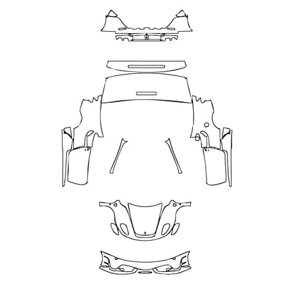 Pre-Cut PPF Ferrari F430 F430 Scuderia Coupe 2010 - PPF-Kits