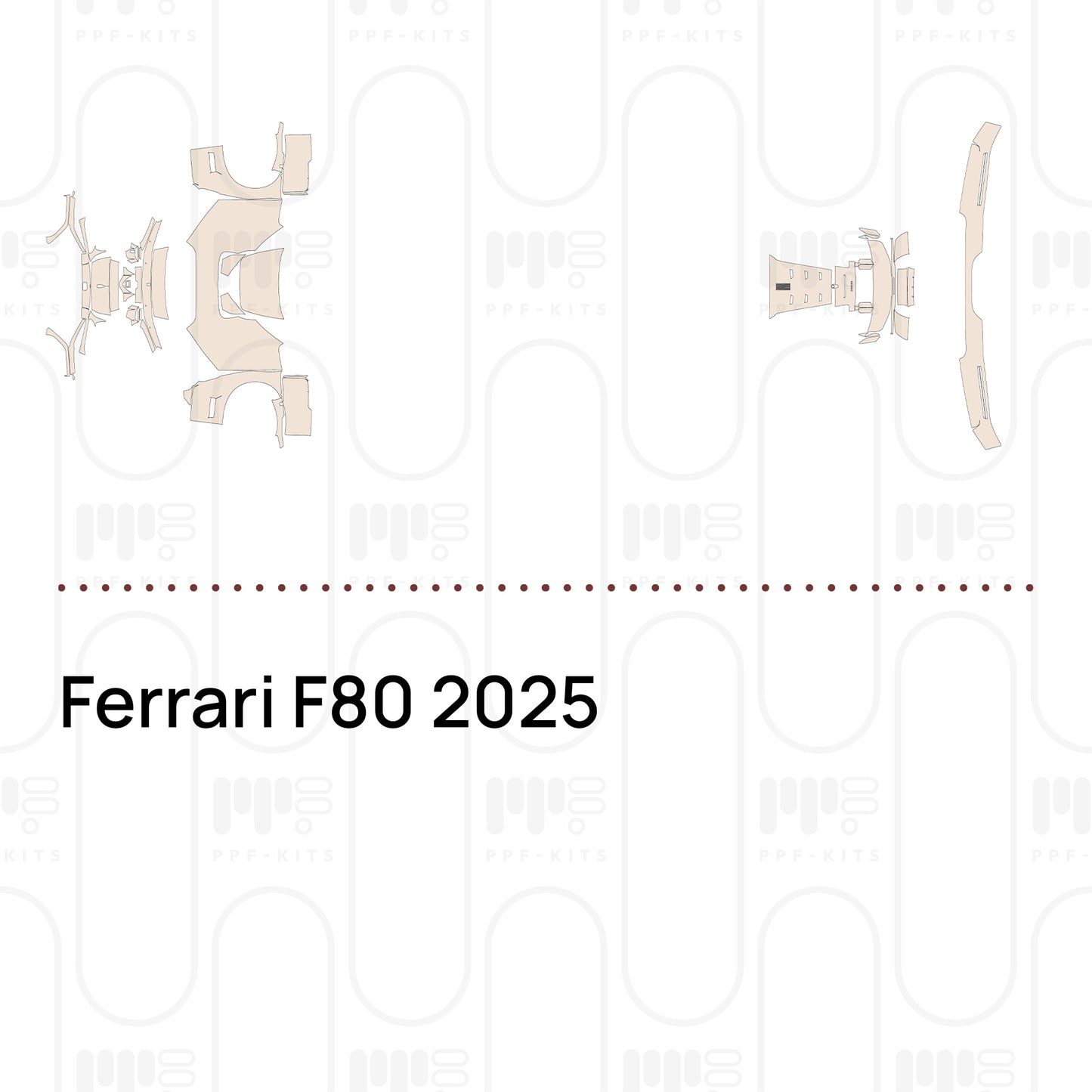 PPF precortado Ferrari F80 2025