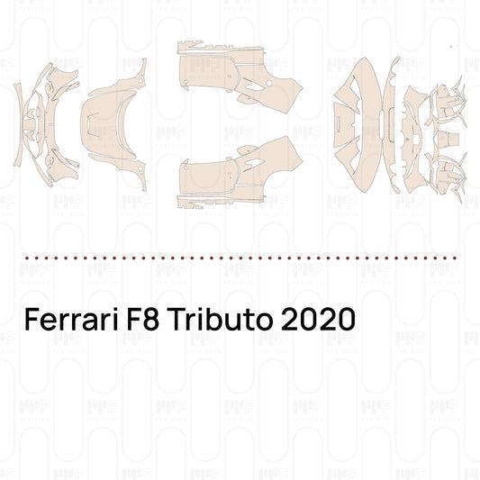 PPF precortado Ferrari F8 Tributo 2020