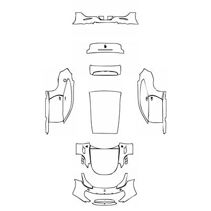 Pre-Cut PPF Ferrari GTC4Lusso GTC4Lusso 2018 - PPF-Kits