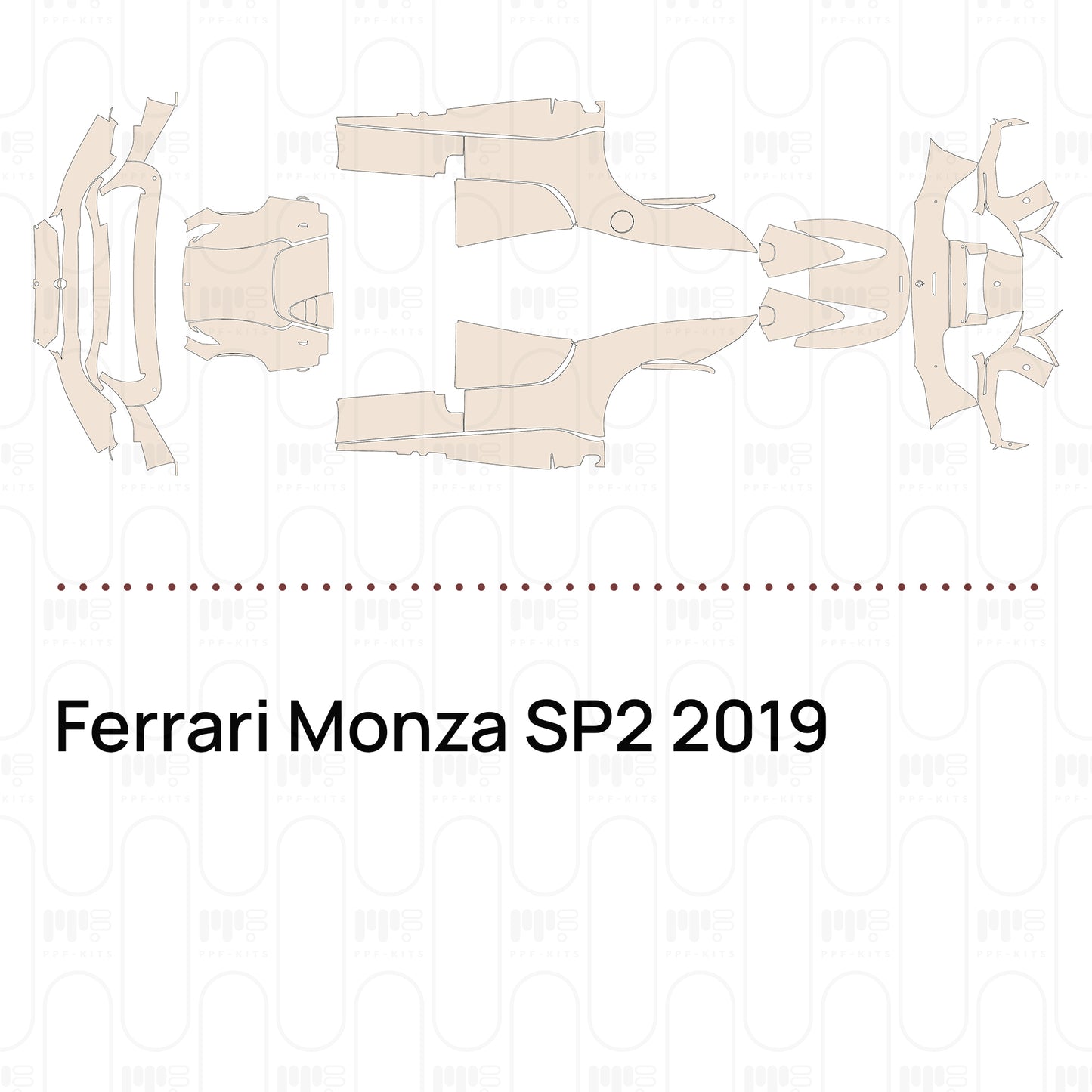Pre-Cut PPF Ferrari Monza SP2 2019