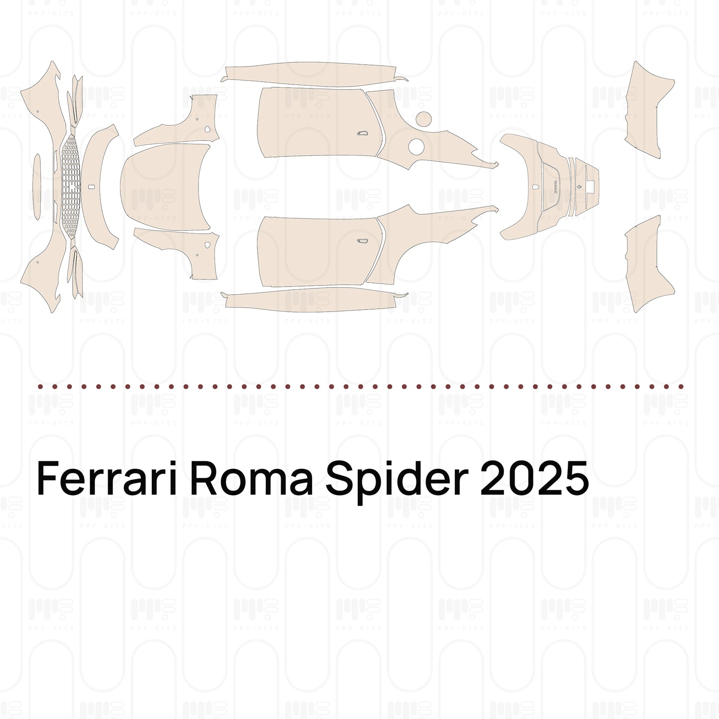 PPF precortado Ferrari Roma Spider 2025