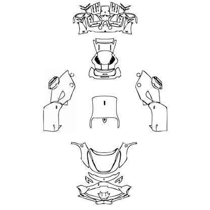 Pre-Cut PPF Ferrari SF90 Stradale 2023 - PPF-Kits