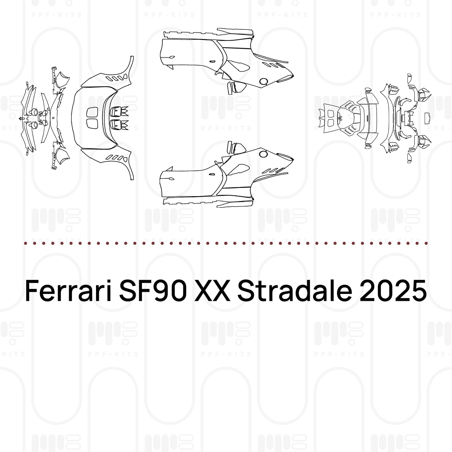 Pre-Cut PPF Ferrari SF90 XX Stradale 2025