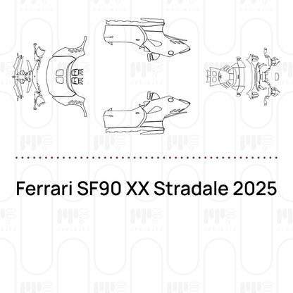 Pre-Cut PPF Ferrari SF90 XX Stradale 2025