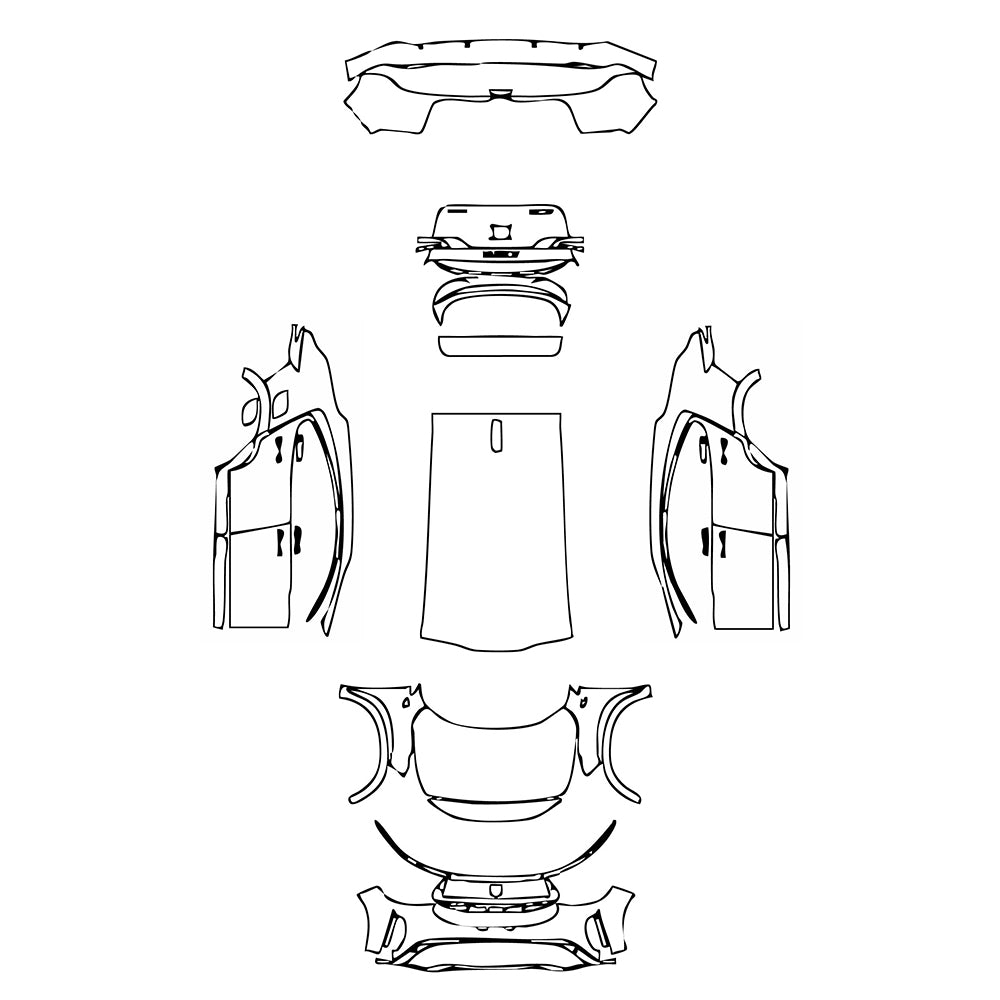 Pre-Cut PPF Fiat Fastback Abarth 2023 - PPF-Kits