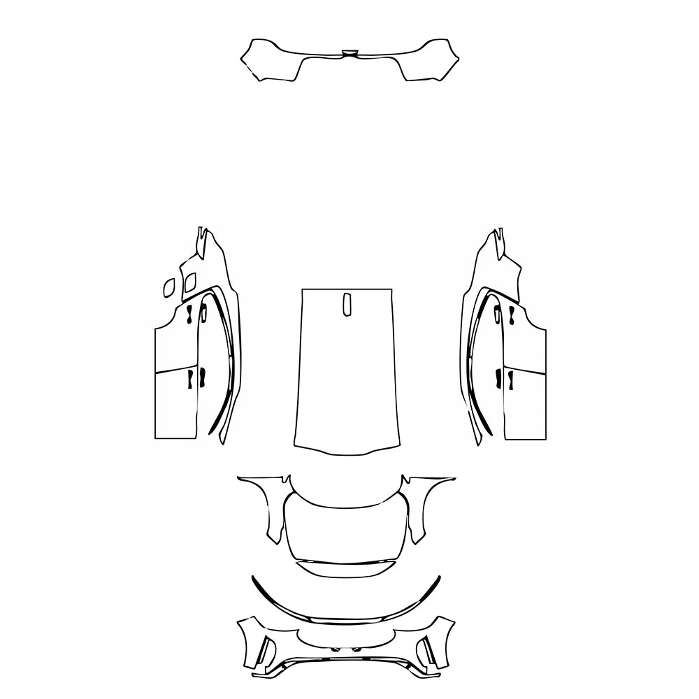 Pre-Cut PPF Fiat Fastback Base 2024 - PPF-Kits